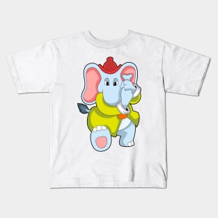 Elephant as Firefighter with Proboscis Kids T-Shirt